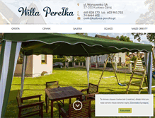 Tablet Screenshot of kudowa-perelka.pl